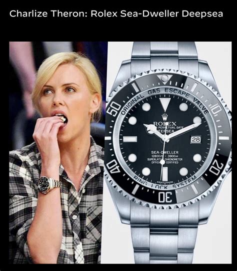 charlize theron deepsea rolex|rolex sea dweller deep sea.